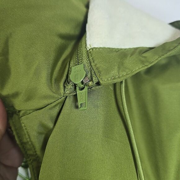 Womens Covington Removable Hood Puffer Jacket M Coat Avocado Green Winter Warm - Picture 15 of 16